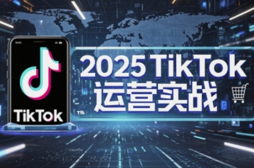 2025TikTok电商运营，掌握TikTok店铺运营核心技巧，实现低成本高转化-亮剑学堂